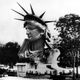 Progress report: head. Paris World’s Fair 1878. Bartholdi claims that the sculpture was modeled after his mother, Charlotte.